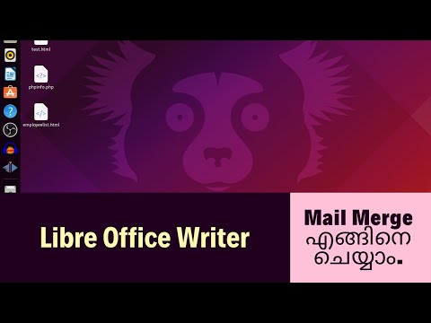 Ubuntu Mail Merge - Writer
