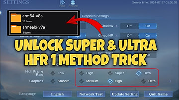 UNLOCK SUPER & ULTRA HFR in MOBILE LEGENDS using 1 METHOD (UPDATED TRICK).