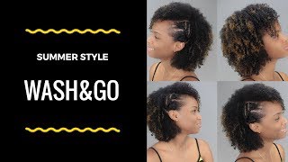 Wash and Go with a few Bantu Knots and Flat Twists |Natural Hair |naturalcanadiangirl by NaturalCanadianGirl 288 views 5 years ago 5 minutes, 8 seconds