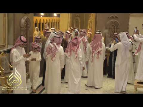 استقبال الفجور وتكريمهم للشيخ محمد بن نايف بن جهجاه بن حميد ضيف ملتقى آل فجر الخامس 1438 ه 2017 م