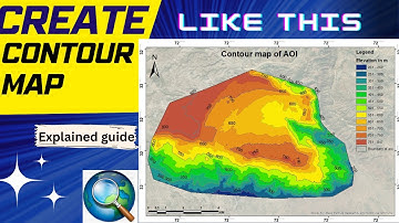 Create a contour map in arcgis: Contour mapping