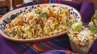 ESQUITES WITH HATCH GREEN CHILE: Delicious Twist on Mexican Street Corn/Elote en Vaso