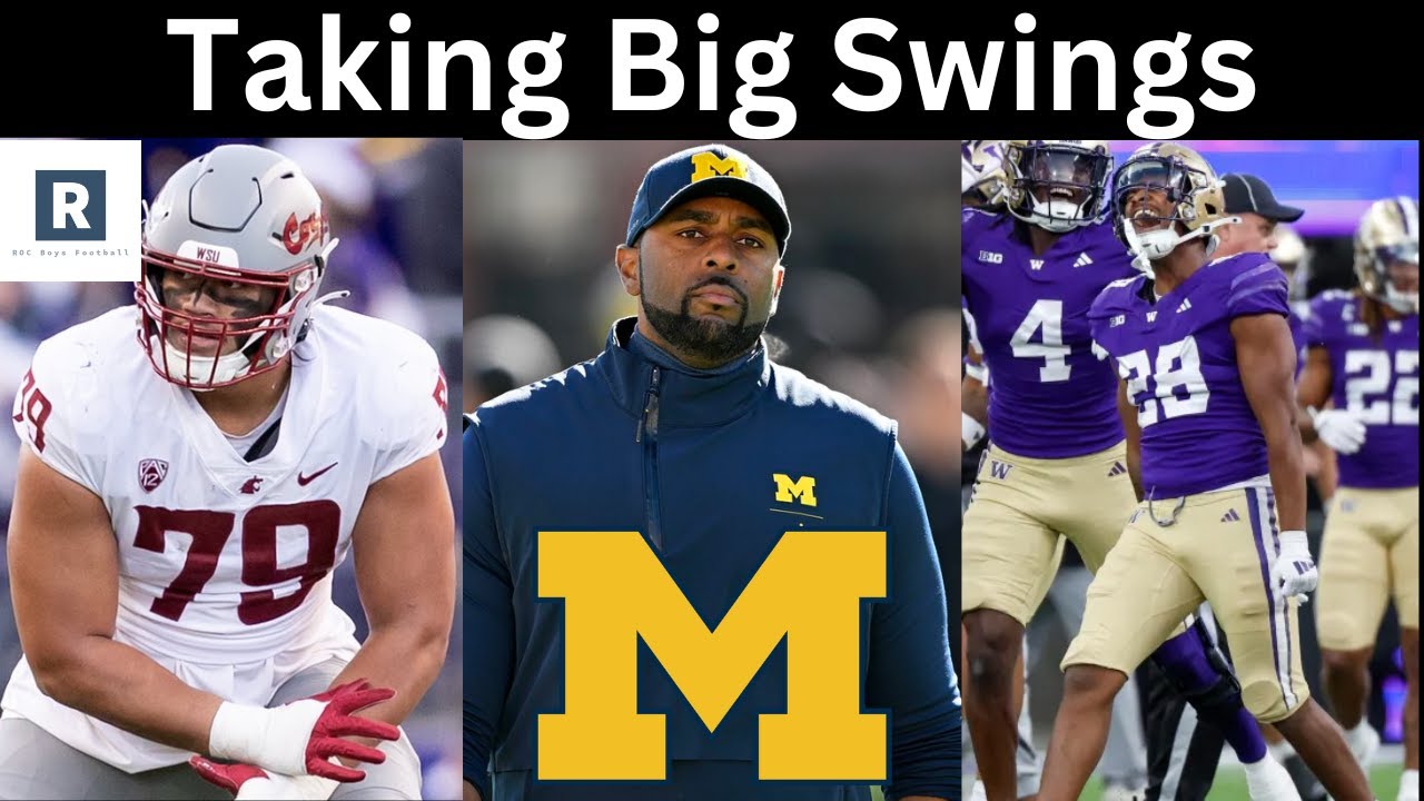 Michigan Taking BIG Swings In The Portal? | Michigan Football Transfer ...