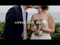 Couple&#39;s pet bunny was their ring bearer in this intimate and romantic waterside wedding 🐰