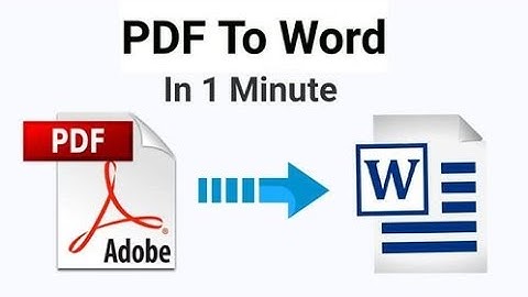 How to Convert PDF to Word Document