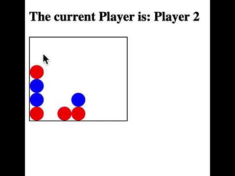 Connect 4 Game Clone with Javascript and Basic CSS Gameplay