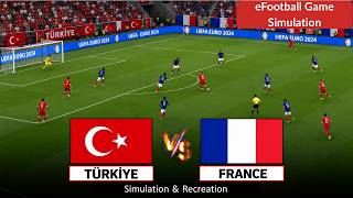 Türkiye vs France | UEFA Nations League 26/27 | eFootball Video Game Simulation screenshot 1