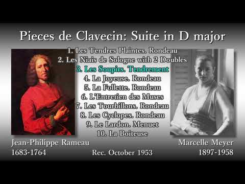 Rameau: Clavecin Suite in D major, Meyer (1953) ラモー クラヴサン曲集組曲ニ長調 メイエ