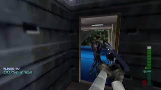 Perfect Dark (PC Port) Mission 1 dataDyne Central Defection - Special Agent 60FPS