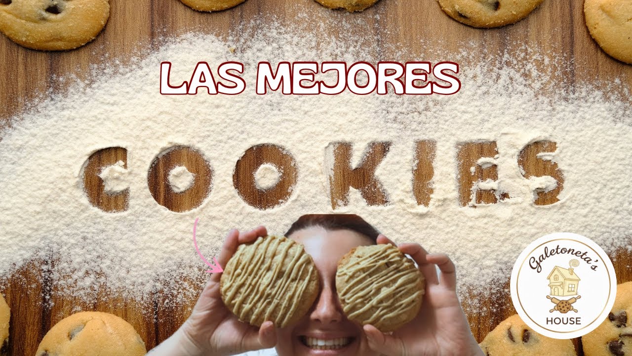 Receta facil y deliciosa de cookies americanas caseras 🍪 Crujientes por fuera y tiernas por dentro