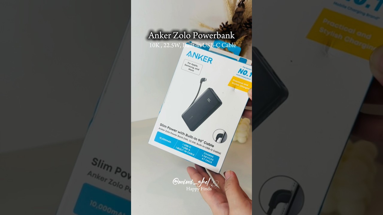 Anker Zolo Powerbank 20000mAh 22.5W.