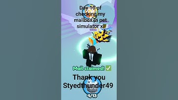 day 10 of checking my mailbox in pet simulator x #petsimulatorxroblox