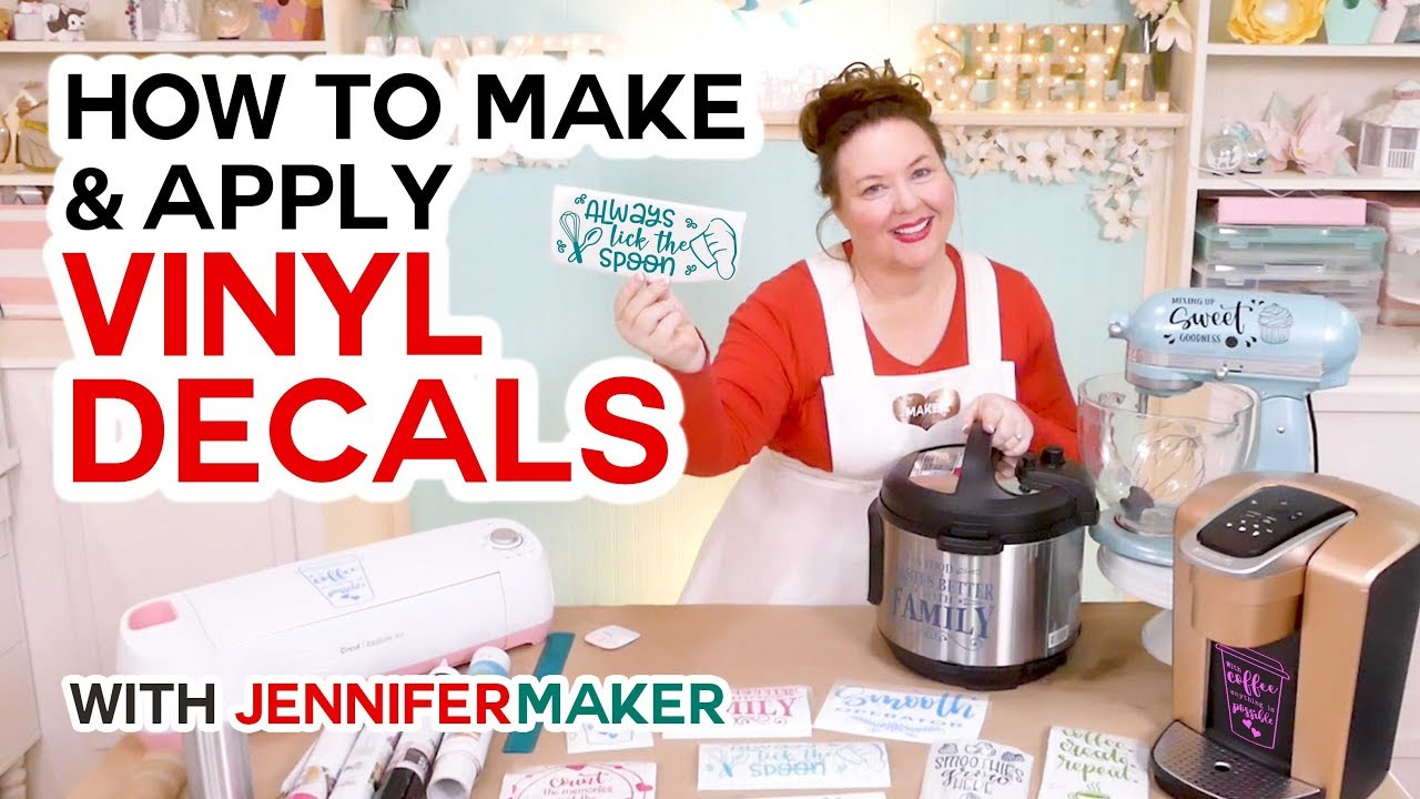 Download How To Make Vinyl Decals Designs For Instant Pot Kitchenaid Mixer Keurig Youtube