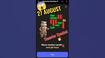 27 August Hamster Kombat MINI GAME #short #shorts