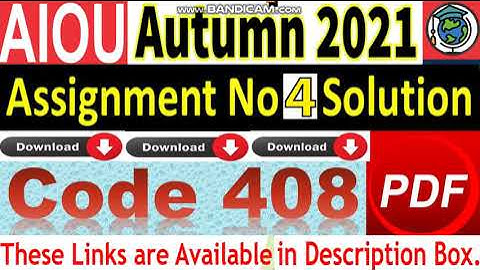 AIOU Code 408 Solved Assignment No.4 Autumn 2021 || Subject: Arabic || Level: Bachelor/BA