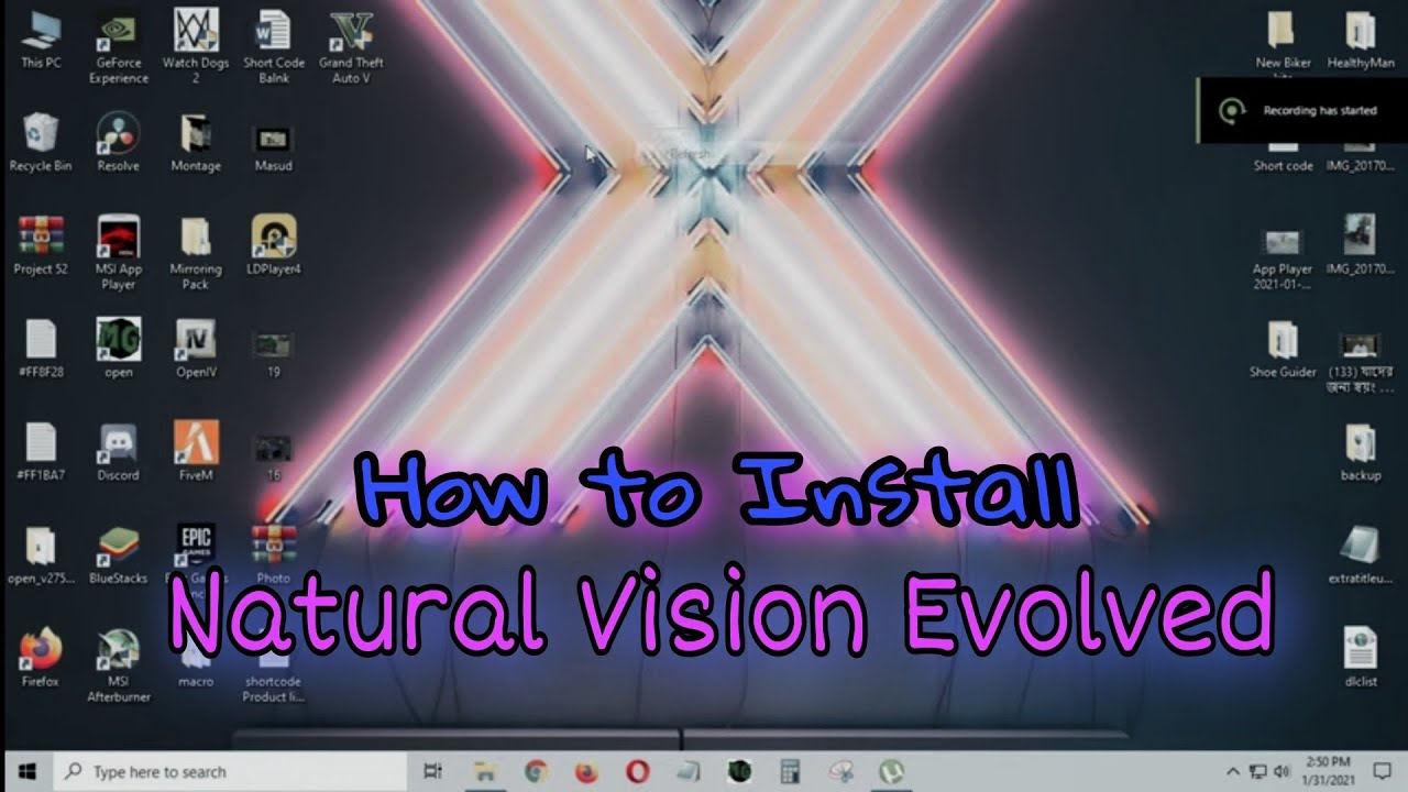 How to Install Natural Vision Evolved (nve+LA_ROADS+LA_VEGETATION