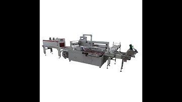 Automatic labeling maxi roll paper small bobbin paper shrink packing machine
