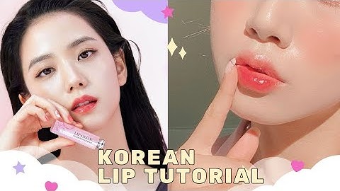 Korean Lip Tutorial | Korean Liptint Tricks | Korean gradient Lips |
