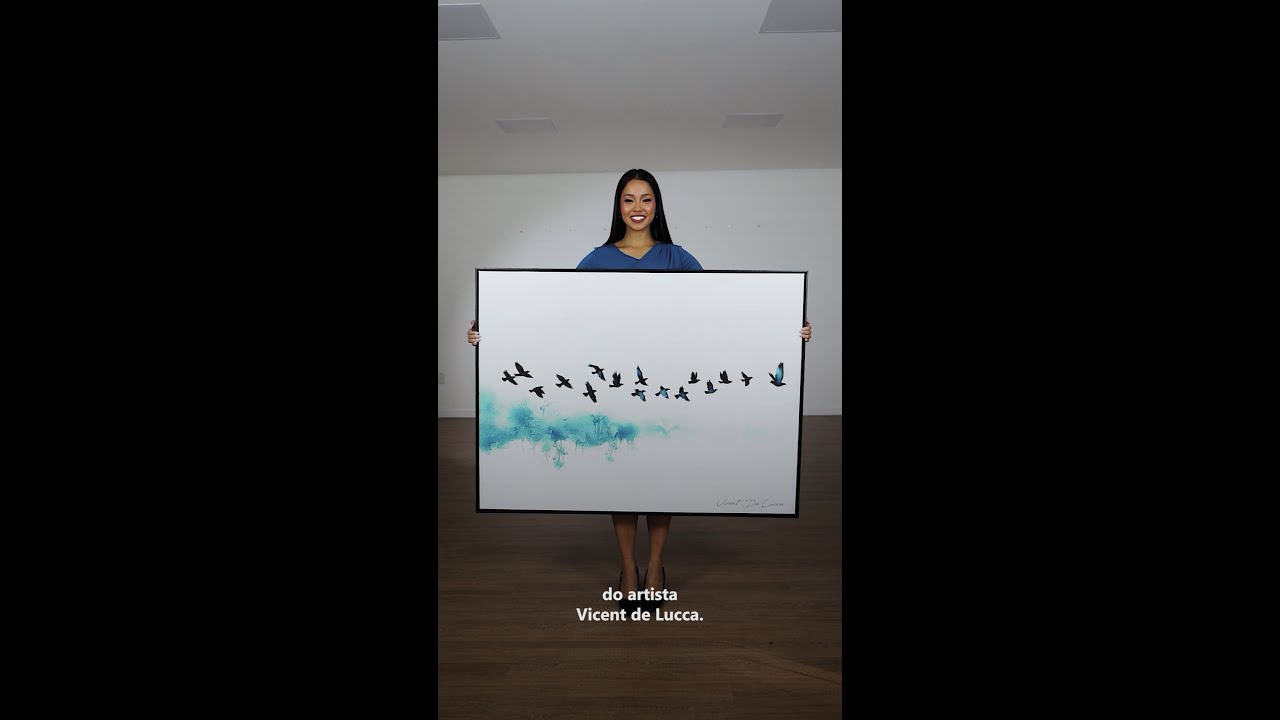 Vídeo de Quadro Pássaros Viajantes