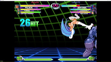 Mvc2: Felicia Infinite on Sentinel (Corner Carry)