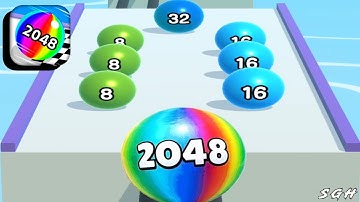 Ball Run 2048 - Gameplay Walkthrough (Android, iOS) Part 14 | Level 298 - 320