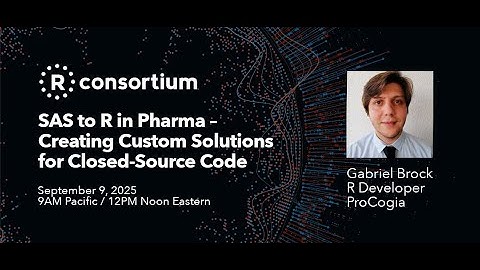 SAS to R in Pharma – Creating Custom Solutions for Closed-Source Code