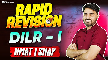 Data Interpretation & Logical Reasoning - Rapid Revision | DILR Quick Revision #1 | For NMAT & SNAP