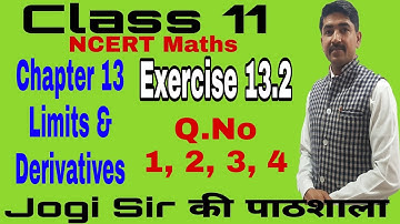 Class 11/Ex 13.2/Q. No 1, 2, 3, 4 /Chapter 13/Limits &Derivatives /NCERT/Cbse