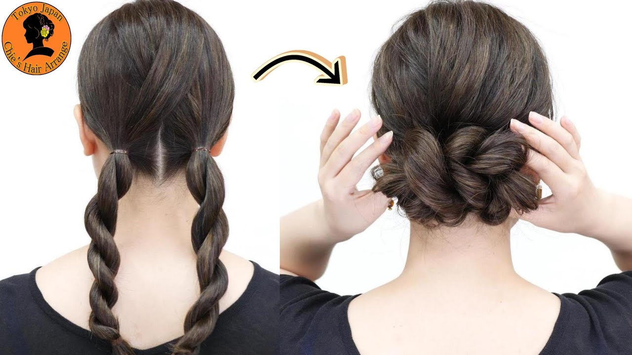 【首元スッキリ】ツインテールで出来るカジュアルな雰囲気 発想次第でヘアアレンジ自由自在