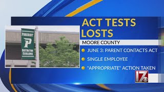 'No criminal intent' found after 440 ACT tests lost from Moore County high school