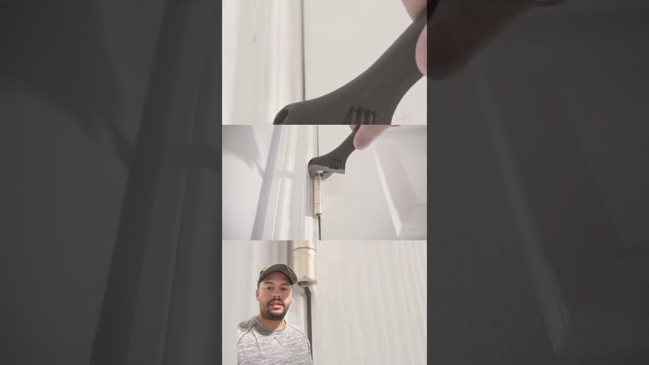 Easy Trick To Adjust Any Door Hinge Shorts Doors Hinges Repair