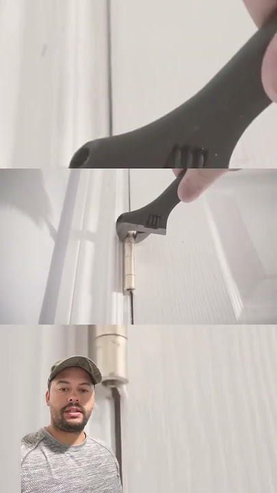 Easy Trick To Adjust Any Door Hinge! #shorts #doors #hinges #repair