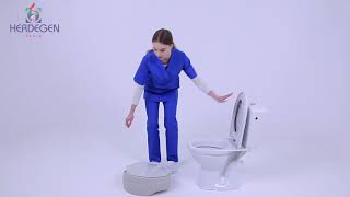 Rehausse wc Contact Plus avec couvercle - Herdegen - Materiel