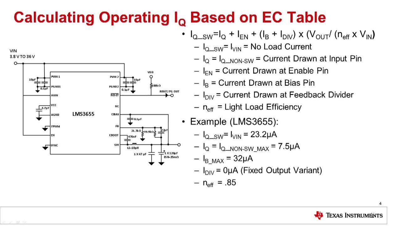 Introduction to Buck Converters Understanding Quiescent Current