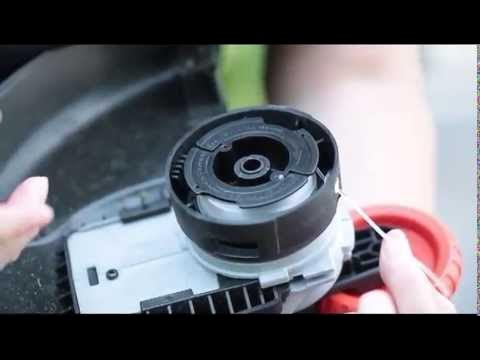 Changing a Single Line Spool on a BLACK+DECKER String Trimmer