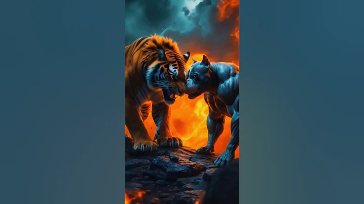 Tiger and Pitbull Hybrid | The Ultimate Fusion of Power & Agility | MythicMorph AI #shorts #ai