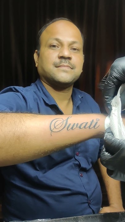  Name Tattoo on hand by @eyeconictattooz #tattoo #viral #trending # ...