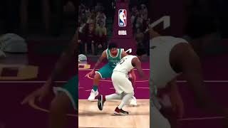 2k23 Jarrett Allen one-handed alley-pop dunk
