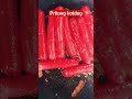Pritong hotdog 😋