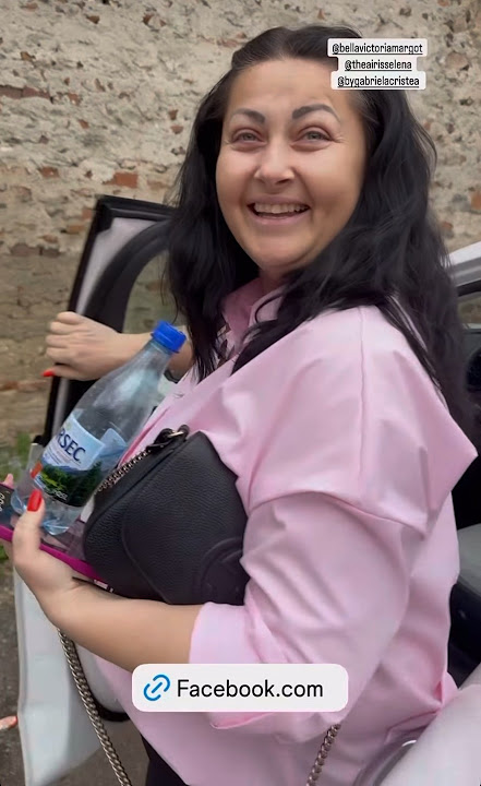 Gabriela Cristea cu soțul vopsit 🫢🫣