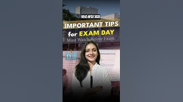 Most important tips for exam day 💯 #nfat2025 #nfsu2025 #nfsu #priyanshijain #forensicscience