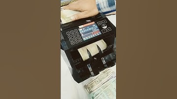 How to use cash counting machine #trending #ytshorts #2023 #calibration #bestnotecounter