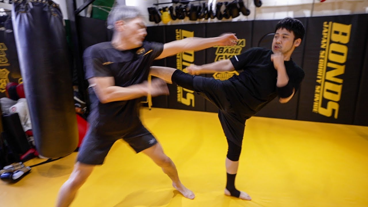 A Professional Kickboxer with Jeet Kune Do Skills Suddenly