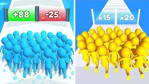 Count Master 3d Vs Join Clash 3d 🟠🟣🔵Big Max Levels Walkthrough Android iOS Gameplay A4LK