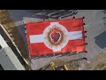 THE LARGEST SACRED HEART FLAG IN THE WORLD!