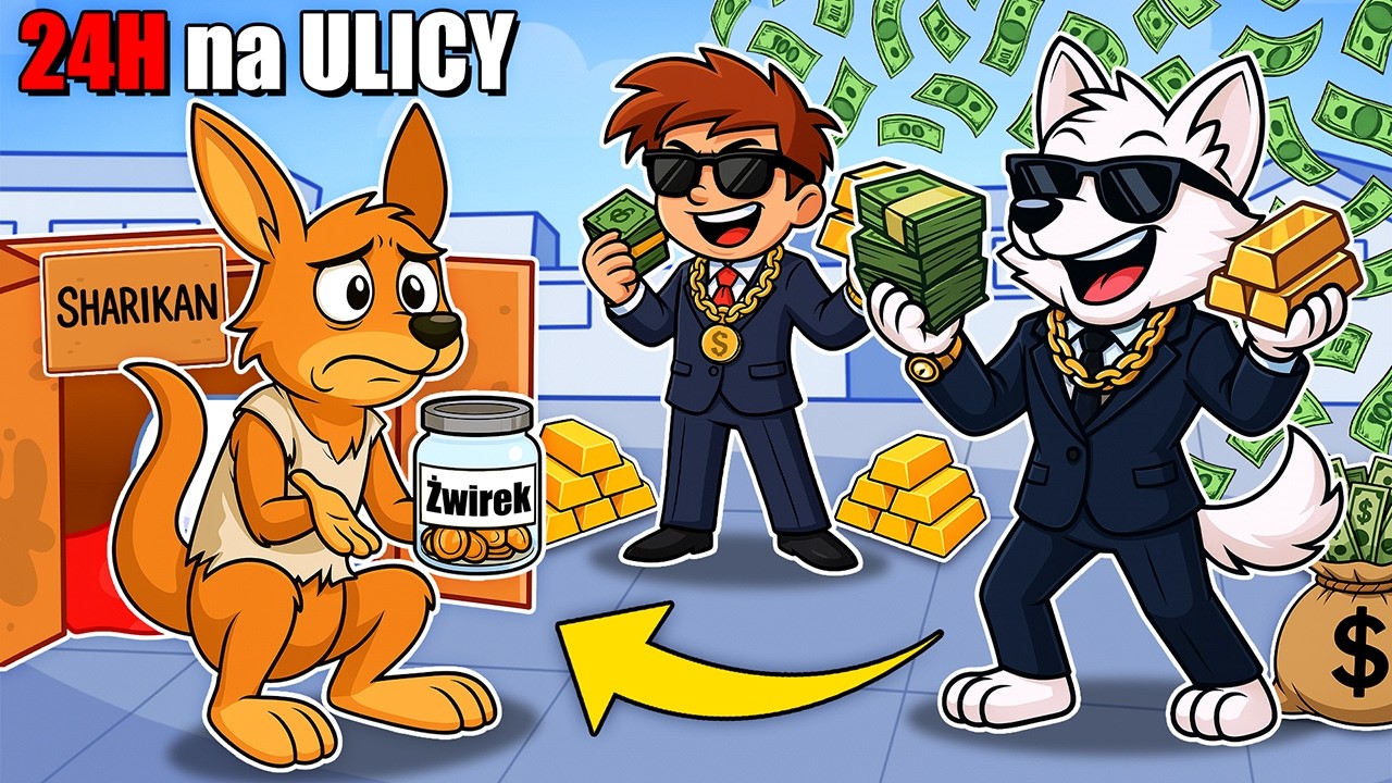 TRAFIŁEM NA ULICĘ I ZBIERAM NA ŻWIREK w Roblox!