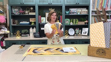 ADORNit Half Hexi Tablerunner