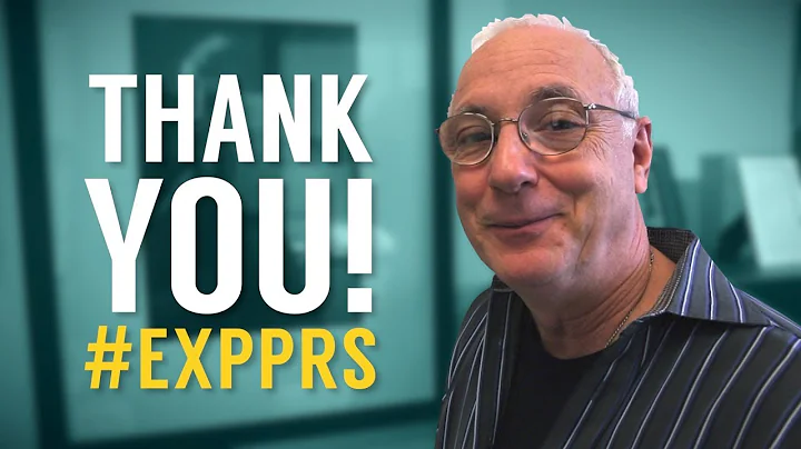 #EXPPRS 2018 | "Thank you!" from Paul Smith