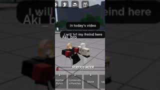1v1ing my freind go watch it roblox gaming