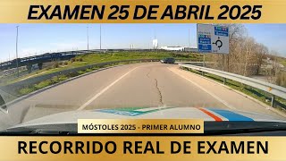 Último Recorrido Oficial Del Examen De Conducir En Móstoles 2025